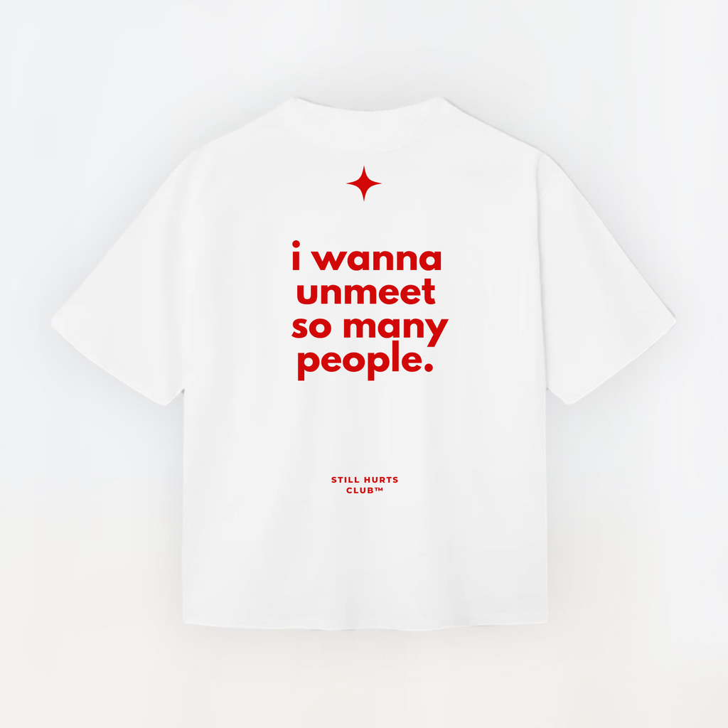 Unmeet Tee White