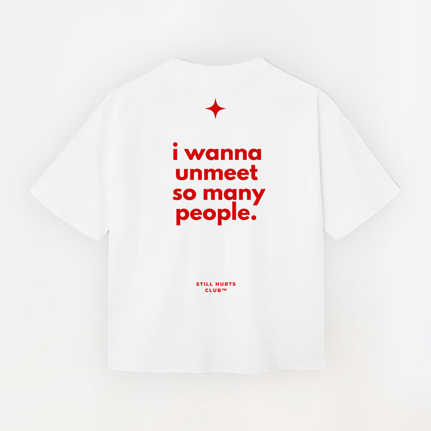 Unmeet Tee White