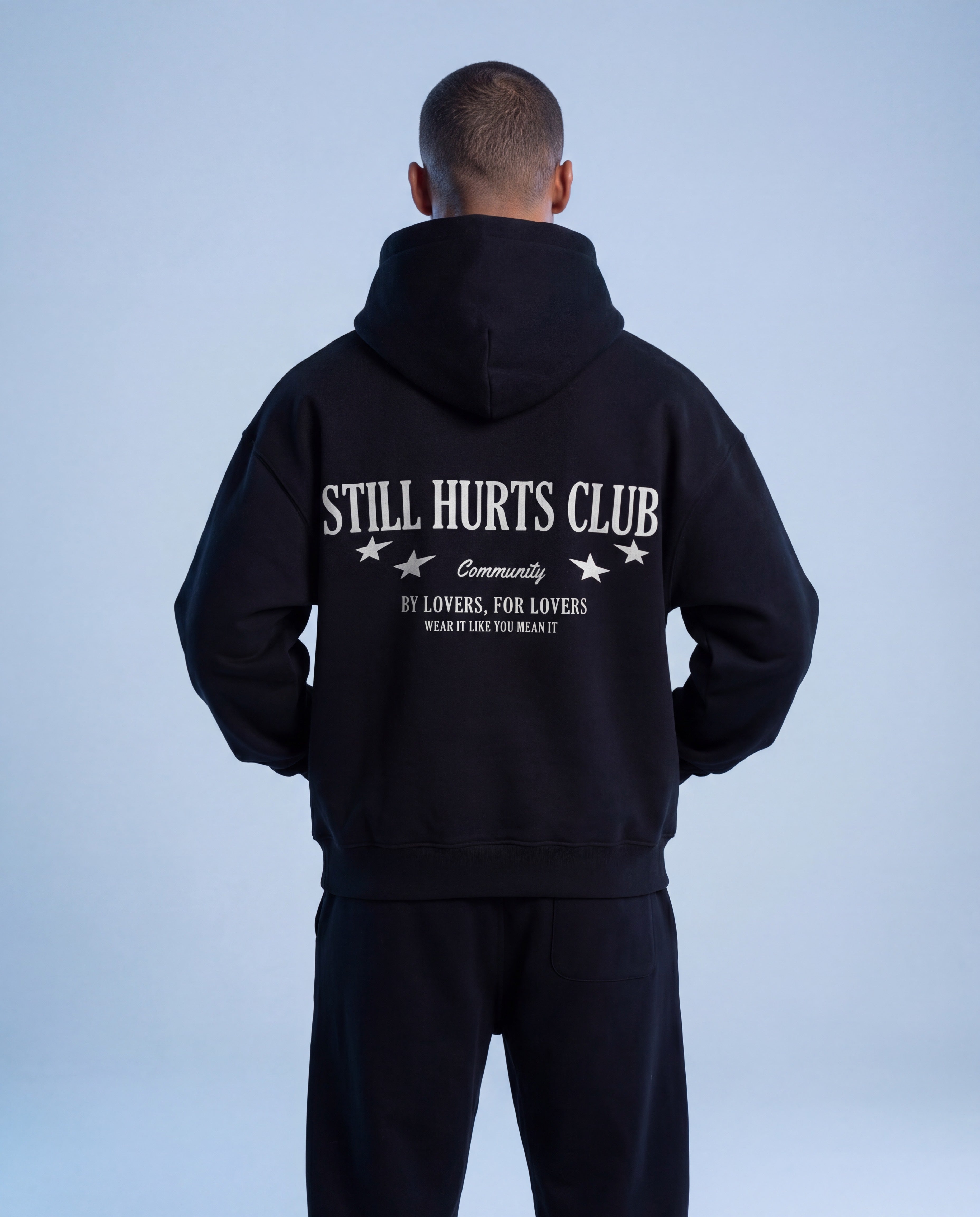 Too Pretty Hoodie Black