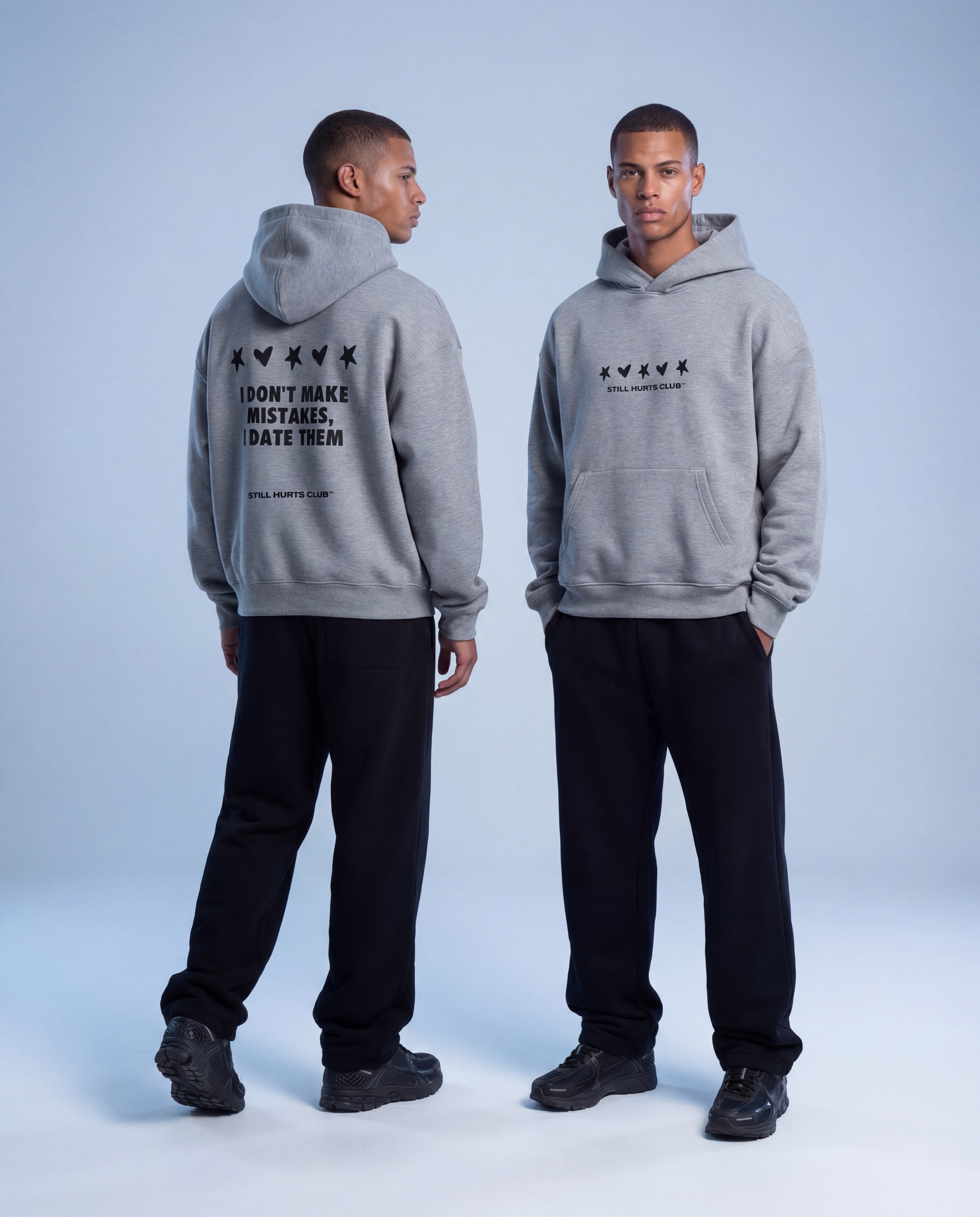 Mistakes Hoodie Grey