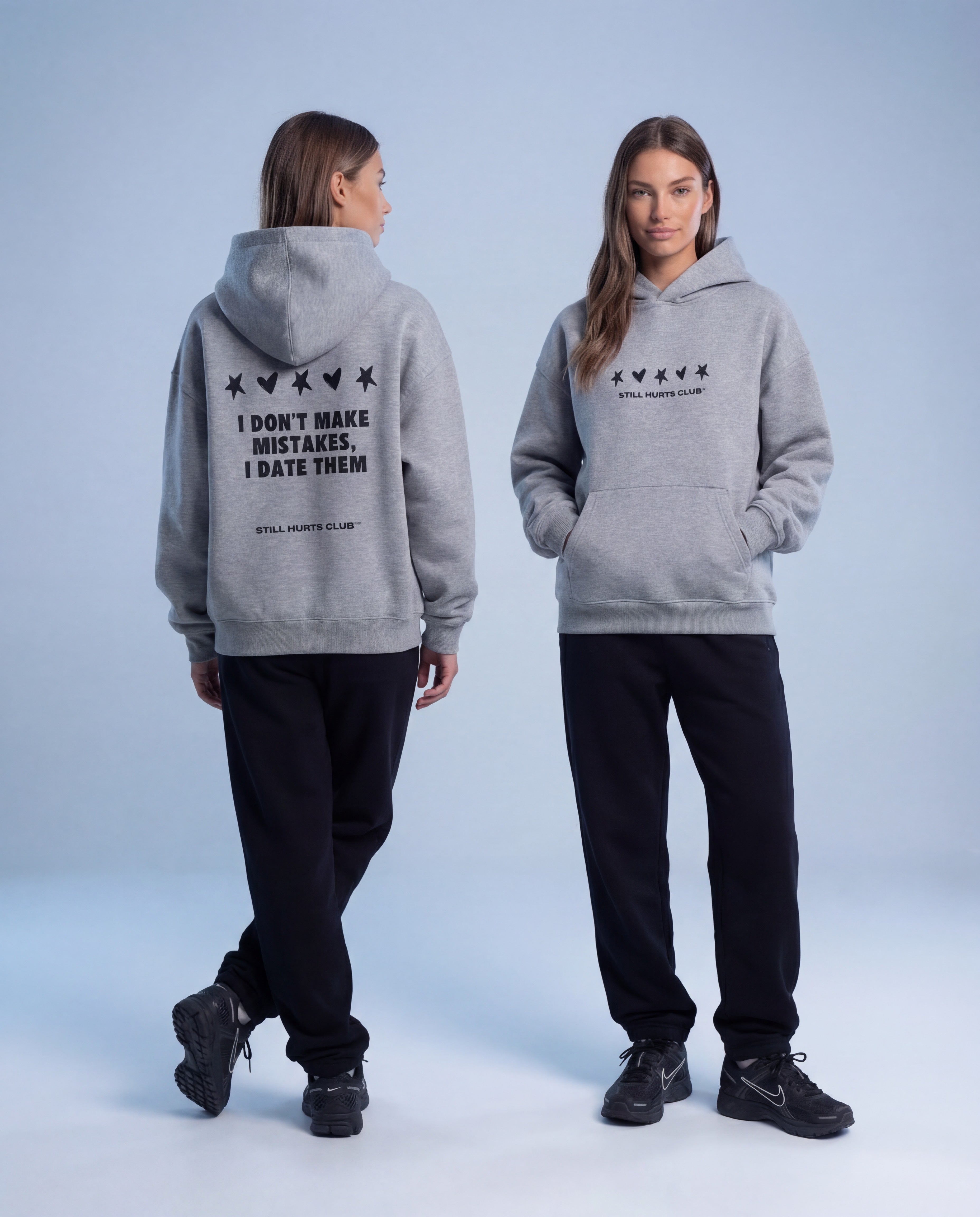 Mistakes Hoodie Grey