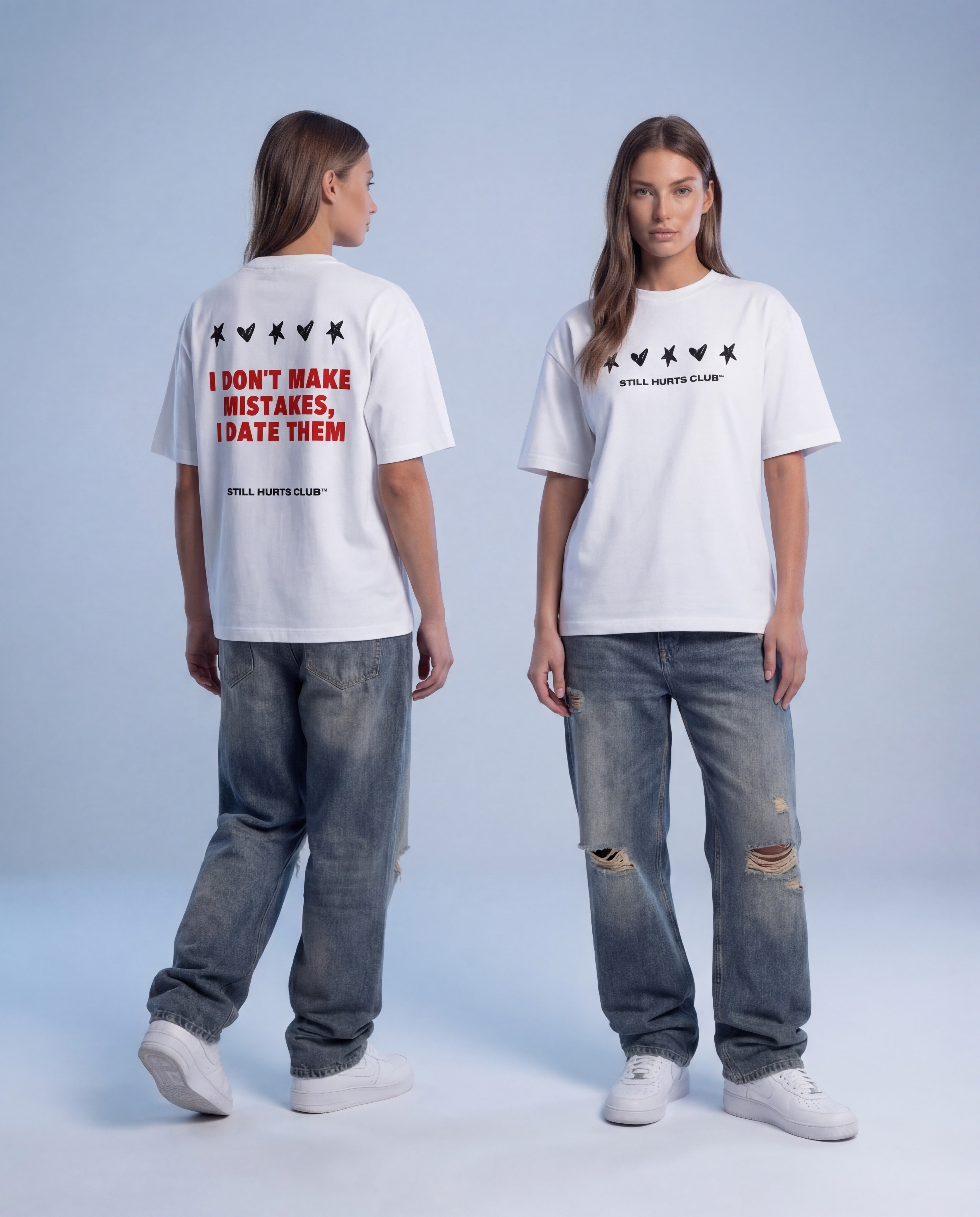 Mistakes Tee White