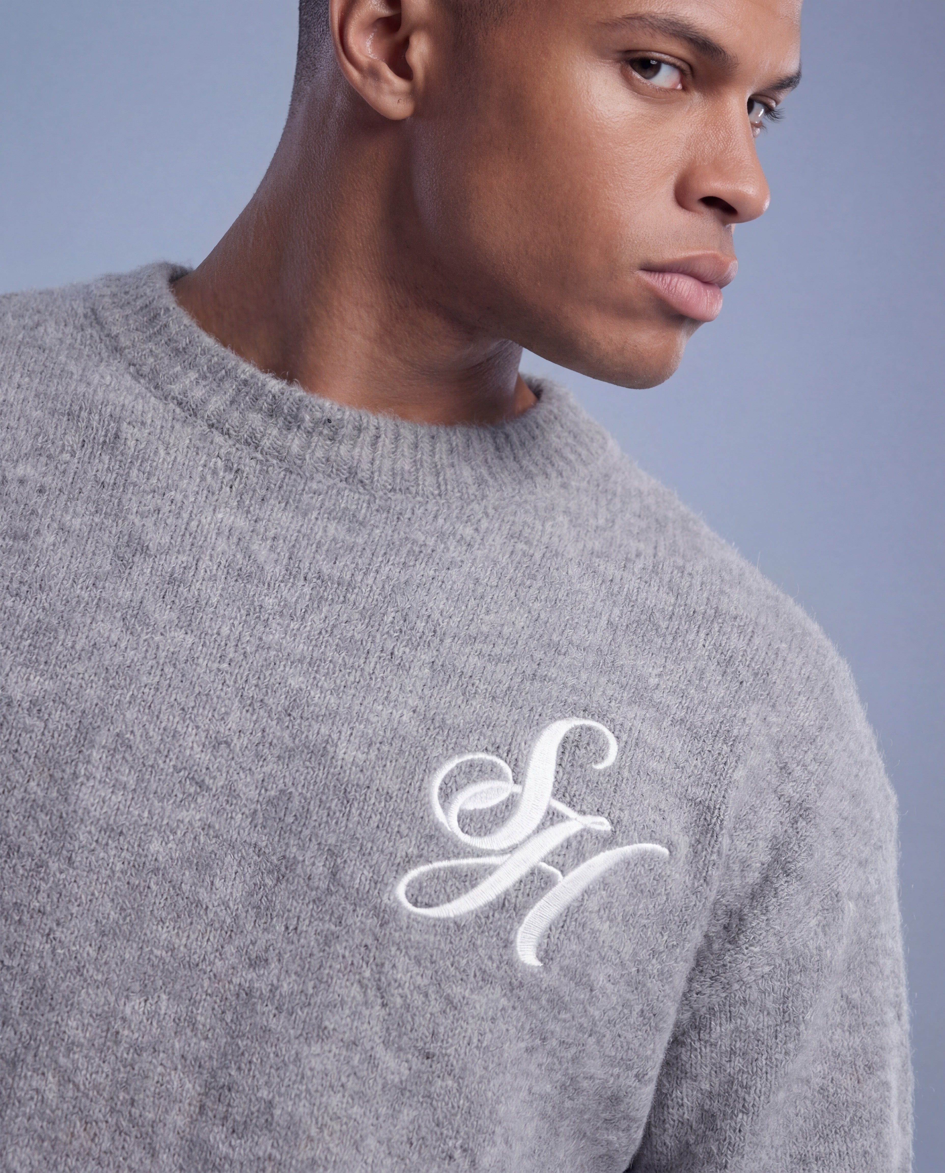 Still Hurts Club Knit Sweater Grey