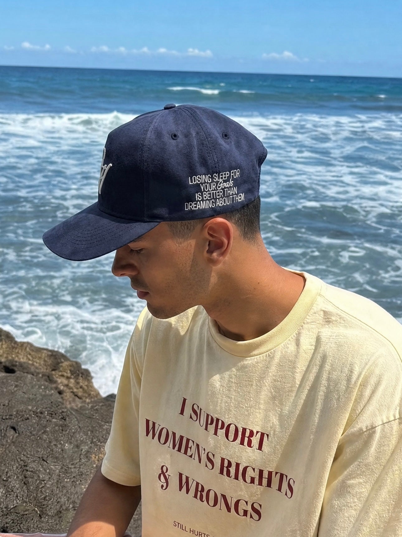 Script Cap Navy